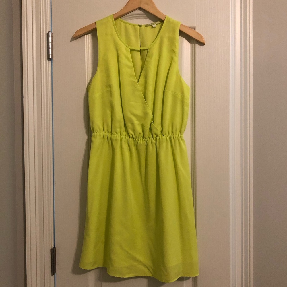 Neon Yellow Gianni Bini Dress